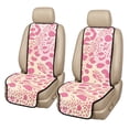 thumbnail image 1 of Chririnla Car Seat Covers Leopard Print 2 Pcs Set Car Front Seat Covers Breathable for Cars Easy to Install Polyester Car Seat Cover for Front, 1 of 7