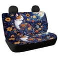 thumbnail image 1 of Chririnla Car Seat Covers for Interior Automotive, Cat and Daisy Pattern Design 2pcs Car Rear Seat Covers Non-Slip Comfortable, 1 of 7