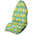 thumbnail image 1 of Chririnla Car Seat Towel Cover, Compatible with Truck Seat Van, Plush Microfiber Car Seat Cover for Trucks Cars, Lemon Flower Pattern, 1 of 7
