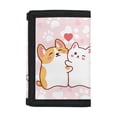thumbnail image 1 of Chririnla Cats Paw Prints Slim Coin Pockets, Polyester Children's Wallet Waterproof Trifold Boys Wallets for Sports Outdoor, 1 of 6