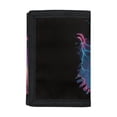 thumbnail image 1 of Chririnla Children's Wallet Neon Lightning Lion Print Lightweight Trifold Card Wallet for Sports, Elastic Polyester Compact Kids Trifold Wallet, 1 of 7