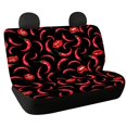 thumbnail image 1 of Chririnla Chili & Lip Print Car Back Seat Covers for Men, 2 Pcs Car Seat Covers Back Seat Stretchy Non-Slip Bench Backrest Protectors, 1 of 4