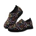 thumbnail image 1 of Chririnla Colorful Musical Note Print Sneakers for Women Slip on Walking Shoes Lightweight, 1 of 7