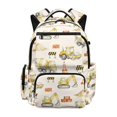 thumbnail image 1 of Chririnla Construction Vehicles Pattern School Backpacks for Girls with Soft Shoulder Lightweight School Bag, Multi-Pocket 17 Inches Travel Ruckpack for High School Hiking, 1 of 10