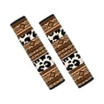 thumbnail image 1 of Chririnla Cow Print Pattern Car Seat Belt Pads Reduce Friction Seat Belt Shoulder Pad Heat Insulation Universal Compatible with Van Auto, 1 of 8