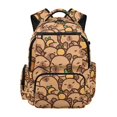 thumbnail image 1 of Chririnla Cute Capybara Pattern Toddler Bookbag with Breathable Multi Pocket School Backpack, Waterproof 17 Inch School Bag for Outdoor Back to School Travel, 1 of 9