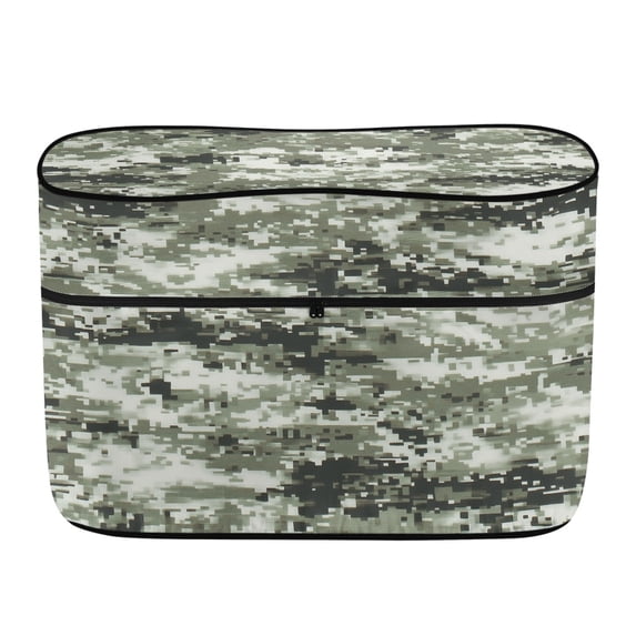 Chririnla Digital Camouflage Pattern RV Propane Tank Cover for, Smooth Zipper Camper Propane Tank Cover with Polyester Waterproof RV Trailer Propane Tank Cover for Camping
