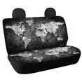 thumbnail image 1 of Chririnla Dilapidated Map Design Car Rear Seat Covers for Dogs, Set of 2 Pieces Car Seat Covers Non-Slip Durable Car Rear Seat Protectors, 1 of 4