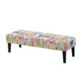 thumbnail image 1 of Chririnla Easter Themed Cartoon Pattern Dining Room Bench Slipcover, Snug Fit Bench Seat Cover Pet Hair Resistant Polyester Spandex Dining Bench Slipcover for Living Room, 1 of 9