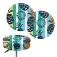 thumbnail image 1 of Chririnla Elastic Round Bar Stool Covers, Pineapple Design Polyester Stretch Stool Cushion Slipcover for Cafes Dining Room, 1 of 6