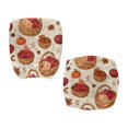 thumbnail image 1 of Chririnla Fall Apple Pumpkin 2 Pack Set Computer Chair Cover, Stretchable Polyester Slipcover for Boss and Gaming Chairs, 1 of 8