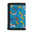 thumbnail image 1 of Chririnla Farm Tractor Cow Youth Wallet, Polyester Trifold Money Organizer, Wear Resistant Slim Wallet for Sports and School, 1 of 7
