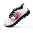 thumbnail image 1 of Chririnla Flame Dragon Shoes for Boys Size 1.5 Big Kid Cool Sneakers Breathable Lightweight Athletic Running Shoes School Knitted Mesh Trainer, 1 of 7