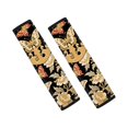 thumbnail image 1 of Chririnla Floral Butterfly Print Car Seat Belt Pads Comfortable Seat Belt Shoulder Pad Skin-Friendly Breathable Compatible with Sedan Auto, 1 of 8
