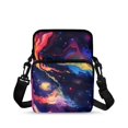 thumbnail image 1 of Chririnla Fluid Art Patterns Shoulder Pouch Polyester Crossbody Bags for Women, with Pockets Lightweight Crossbody Purse, 1 of 7