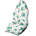 thumbnail image 1 of Chririnla Front Seat Cover Machine Washable Microfiber, Compatible with Van Truck Seat, for Cars Trucks SUVs, Green Frog Mushroom, 1 of 7