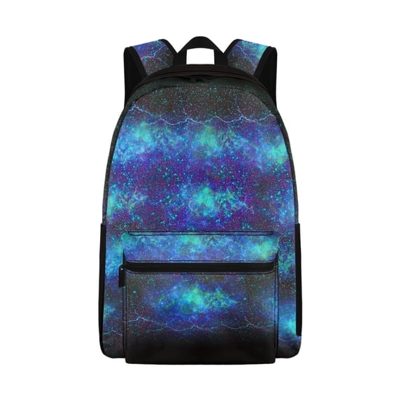 Chririnla Galaxy Cosmic Backpack Set 17 Inch Large Capacity School Bag ...