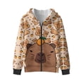 thumbnail image 1 of Chririnla Galaxy Horse Hooded Pullover with Pockets for Boys and Girls - Lightweight Fuzzy Sweatshirt for School and Gym, 1 of 7