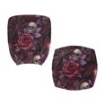 thumbnail image 1 of Chririnla Gothic Skull Rose Decoration Rotating Backrest Coverings Stretchable Office Chair Slipcover for Student, Decorative Removable Swivel Computer Chair Cover for Armchair, 1 of 8