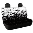 thumbnail image 1 of Chririnla Halloween Rear Bench Seat Covers with Bat Cobweb Pattern, Comfortable Waterproof Stretch Protectors for SUV Truck Auto Interior (2 Pack), 1 of 4