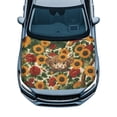 thumbnail image 1 of Chririnla Highland Cow Sunflower Floral Car Hood Cover - Waterproof Stretchable Protector with Zipper Surprise Design - Universal Fit for Trucks, SUVs & Sedans, 1 of 7