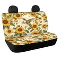 thumbnail image 1 of Chririnla Hummingbird Floral Print, Non-Slip Rear Bench Seat Cover Set of 2 Durable Full Wrap Bench Seat Covers for Car Interior Auto, 1 of 4