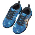 thumbnail image 1 of Chririnla Kids Sneakers for Boys Blue Turtle Shoes Size 10.5 Lace up Running Tennis Shoes Lightweight Breathable Sport Athletic Sneaker, 1 of 7