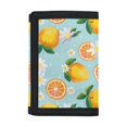 thumbnail image 1 of Chririnla Lemon Daisy Children's Wallet, Polyester Kids Trifold Wallet for Outdoor, Compact Slim Change Purse, 1 of 6