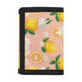 thumbnail image 1 of Chririnla Lemon Daisy Trifold Pouch, Polyester Trifold Card Wallet for Travel, Lightweight Waterproof Tri-Fold Wallet Handbag, 1 of 6