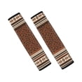 thumbnail image 1 of Chririnla Leopard Geometric Print Car Seat Belt Pads 2 Pack, Car Seat Belt Pads Covers Polyester Fabric Magic Tape Washable for SUV Truck Sedan, 1 of 8