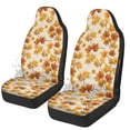 thumbnail image 1 of Chririnla Maple Leaf Pattern Driver Seat Protector for Auto, Easy to Install Front Car Seat Cover Elastic Polyester Car Seat Accessory, 1 of 12