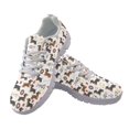 thumbnail image 1 of Chririnla Mesh Sports Tennis Shoes with Lace Up, Casual Anti-Slip Running Sneakers for Training, Puppy and Musical Notes, 1 of 11