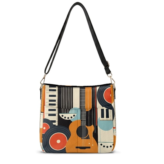 Chririnla Multi Pocket Shoulder Purse for Work Travel, Soft Detachable ...