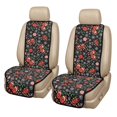 thumbnail image 1 of Chririnla Non-Slip Car Seat Cover for Vans, Quilted Breathable Fabric Machine Washable Car Front Seat Covers, Christmas Cherry Peppermint Pattern, 1 of 7