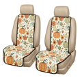 thumbnail image 1 of Chririnla Non-Slip Car Seat Covers for Sedans, Polyester with Buckle Car Front Seat Covers, Pumpkin Pattern, 1 of 7