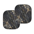thumbnail image 1 of Chririnla Novelty Windshield Sun Shade for Car Window Black Marble Print Foldable Automotive Front Window Sunshade Protector Heat Reflector, Keep Your Vehicle Cool Universal for Auto Truck SUV, 1 of 7