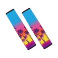 thumbnail image 1 of Chririnla Palm Trees Car Seat Belt Pads Heat Insulation Waterproof Car Seat Strap, Soft Touch Thick Compatible with Sedans Auto Cars, 1 of 8