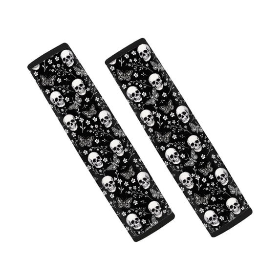 Chririnla Patriotic Stars Seat Belt Shoulder Pad Skin-Friendly Seat Belt Cover Pad Soft 2 Pack Compatible with Cars Auto