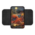 thumbnail image 1 of Chririnla Polyester Auto Armrest Box Pad with Storage Pockets Stretch Car Center Console Cover for Van, Marine Animals Tropical Print Auto Arm Rest Cover, 1 of 3