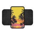 thumbnail image 1 of Chririnla Polyester Fabric Car Armrest Cover Comfort Storage Pockets on Both Sides Car Center Armrest Cushion for Sedan, Sunset Palm Tree Pattern Auto Armrest Cover, 1 of 6