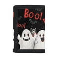 thumbnail image 1 of Chririnla Polyester Fabric Kids Trifold Wallet with Dustproof Portable Children's Wallet for Sports, Ghost Cat Trifold Card Wallet, 1 of 6