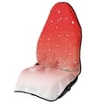 thumbnail image 1 of Chririnla Red Snow Forest Print Terry Cloth Car Seat Cover Waterproof Car Front Car Seat Towel Cover, Soft Prevent Sweat Stains Car Seat Cover Towel Fit for SUVs Vans Vehicle, 1 of 7