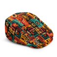 thumbnail image 1 of Chririnla Retro Tribal Forward Beret Hat with Polyester Fabric, Adjustable Forward Head Cap for Men and Women, Suitable for Driving and Summer Daily Wear, 1 of 4