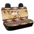 thumbnail image 1 of Chririnla Running White Horse Theme Durable Car Back Seat Covers for Car Interior Automotive, Non-Slip Auto Bench Seat Cushions All Weather Car Rear Seat Covers, 1 of 4