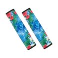 thumbnail image 1 of Chririnla Sea Turtle Floral Print Car Seat Belt Pads 2 PCS, Seat Belt Shoulder Pad Polyester Skin-Friendly Durable for Auto Sedan Vans, 1 of 8