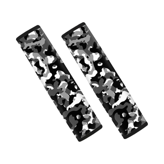 Chririnla Seat Belt Shoulder Pad Soft Comfortable Polyester, Compatible with, Suitable for Sedan, Camo