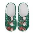 thumbnail image 1 of Chririnla Snowflake Santa Snowman Gifts Slippers Cute Trendy Retro Cozy Comfy Christmas House Shoes Women Ladies Girls Slippers, 1 of 7