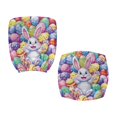thumbnail image 1 of Chririnla Stretchable Computer Office Chair Cover for Gaming Chair, 2 Piece Office Chair Covers Polyester Fabric Office Chair Slipcover Rabbit Easter Egg Pattern, 1 of 8