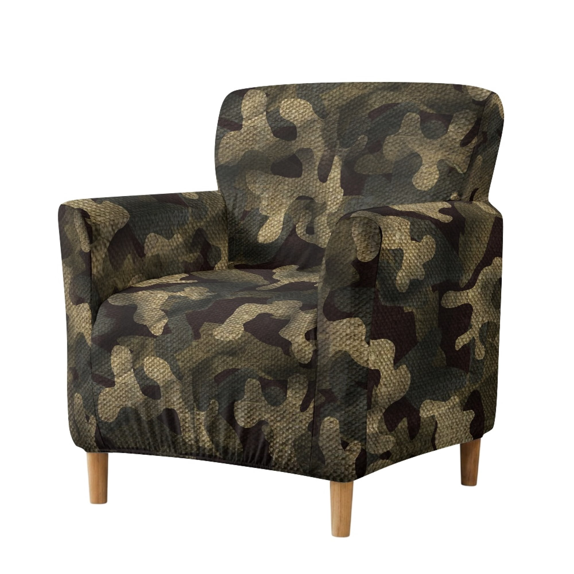 Chririnla Stretchable Couch Cover Spandex Soft Armchair Slipcover for ...