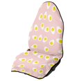 thumbnail image 1 of Chririnla Sweat Carseat Protector with Boiled Egg Pattern, Plush Microfiber Seat Cover for Trucks Vans and Drivers, Washable Portable Car Seat Protector, 1 of 7